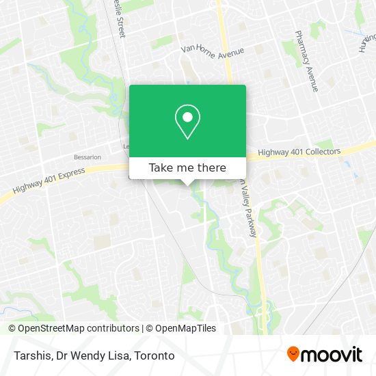 Tarshis, Dr Wendy Lisa map