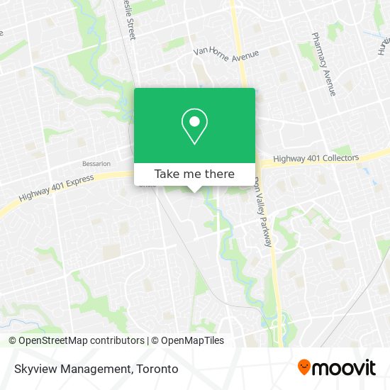 Skyview Management map