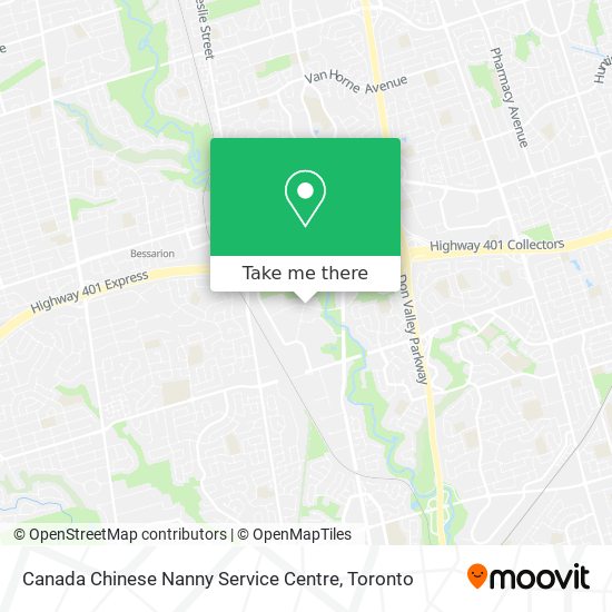 Canada Chinese Nanny Service Centre map