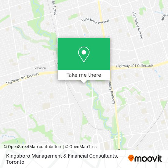 Kingsboro Management & Financial Consultants map