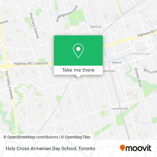 Holy Cross Armenian Day School map