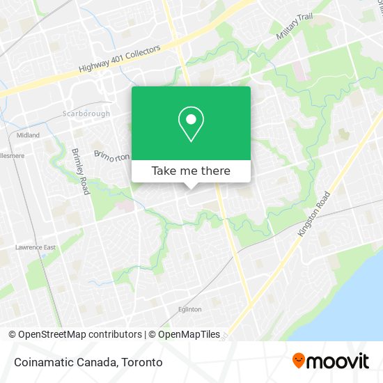 Coinamatic Canada map