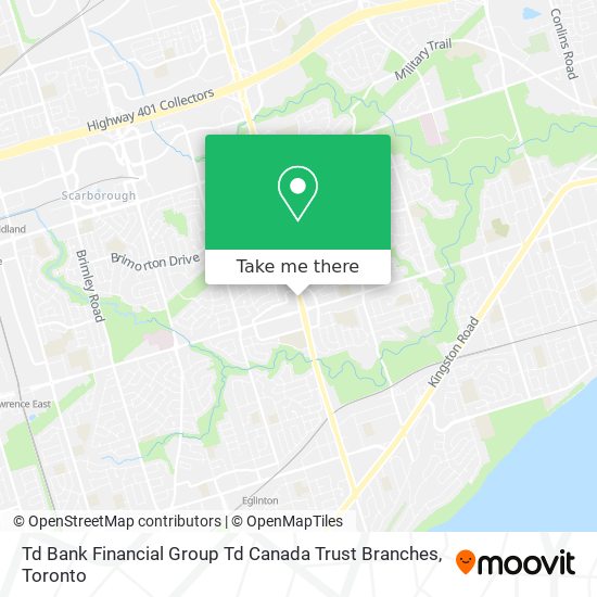 Td Bank Financial Group Td Canada Trust Branches plan