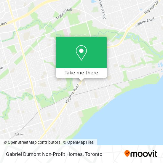 Gabriel Dumont Non-Profit Homes map