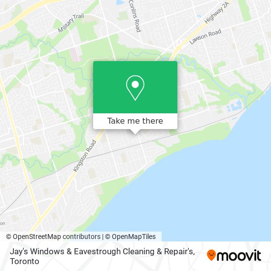 Jay's Windows & Eavestrough Cleaning & Repair's map