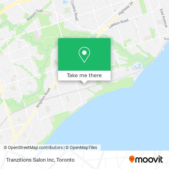 Tranzitions Salon Inc map