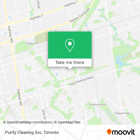 Purify Cleaning Svc map