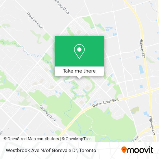 Westbrook Ave N/of Gorevale Dr map