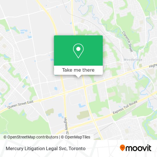 Mercury Litigation Legal Svc map