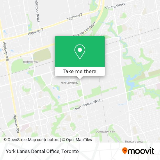York Lanes Dental Office plan