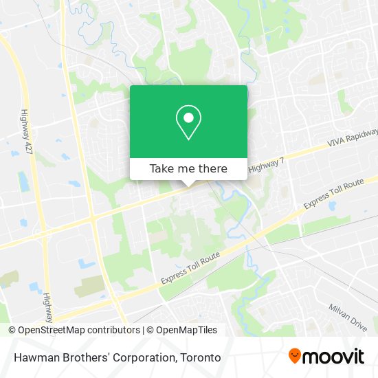 Hawman Brothers' Corporation map