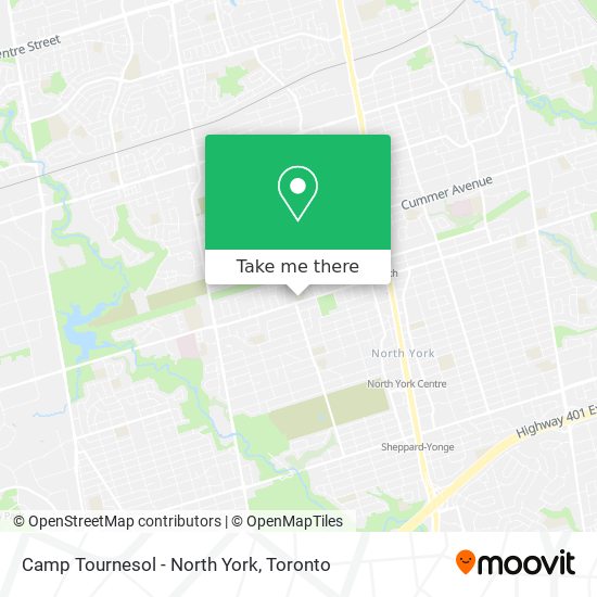 Camp Tournesol - North York plan