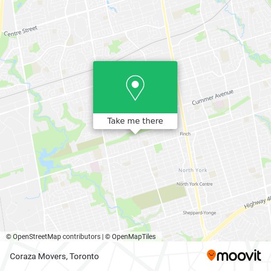 Coraza Movers map