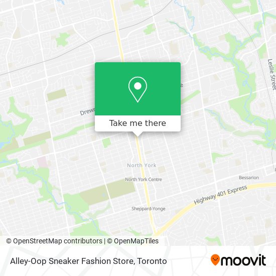 Alley-Oop Sneaker Fashion Store map