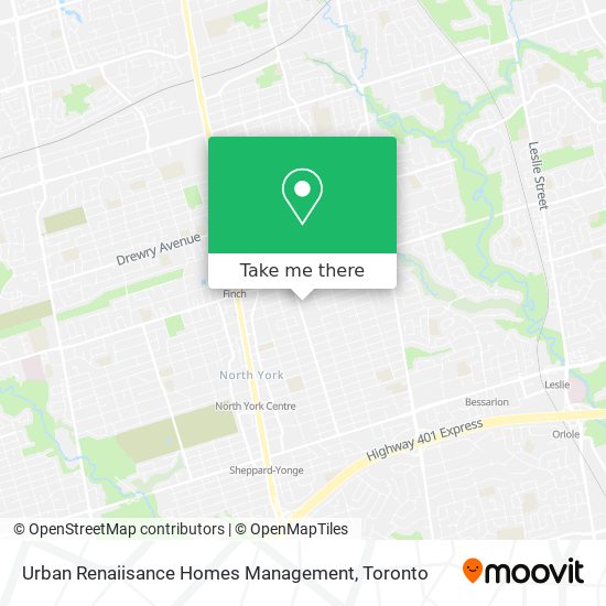 Urban Renaiisance Homes Management map