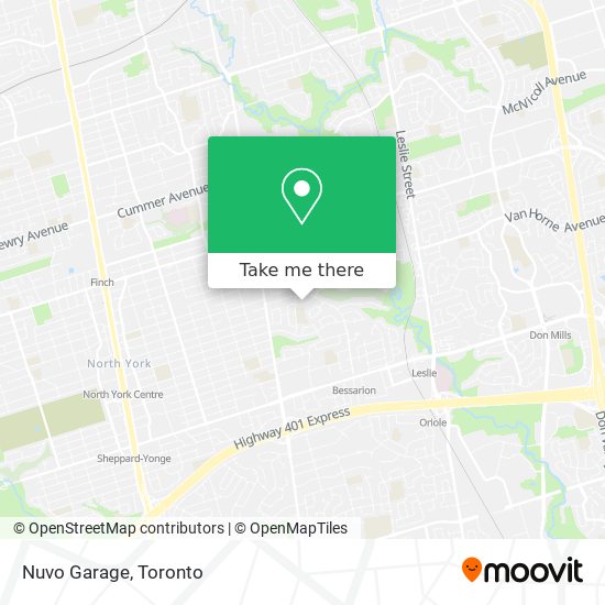 Nuvo Garage map