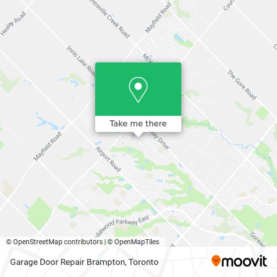 Garage Door Repair Brampton map