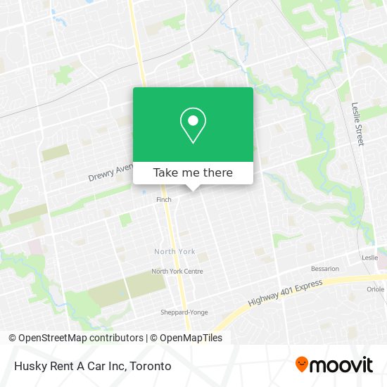 Husky Rent A Car Inc map