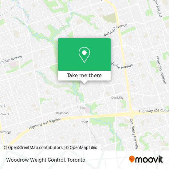 Woodrow Weight Control map