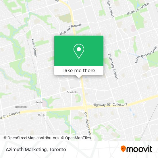 Azimuth Marketing map