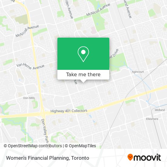 Women's Financial Planning map