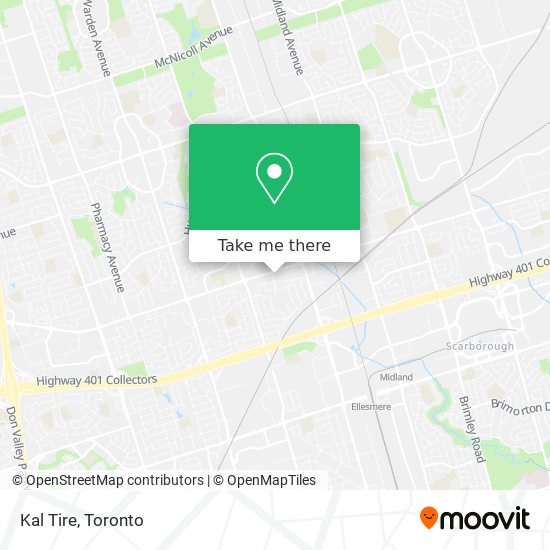 Kal Tire map