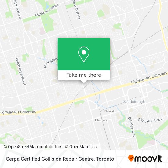Serpa Certified Collision Repair Centre map