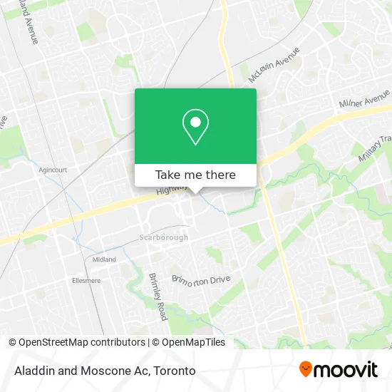 Aladdin and Moscone Ac map