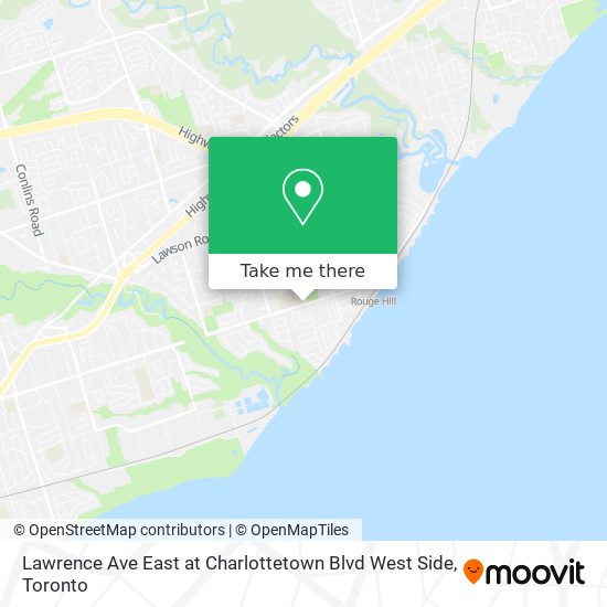 Lawrence Ave East at Charlottetown Blvd West Side plan