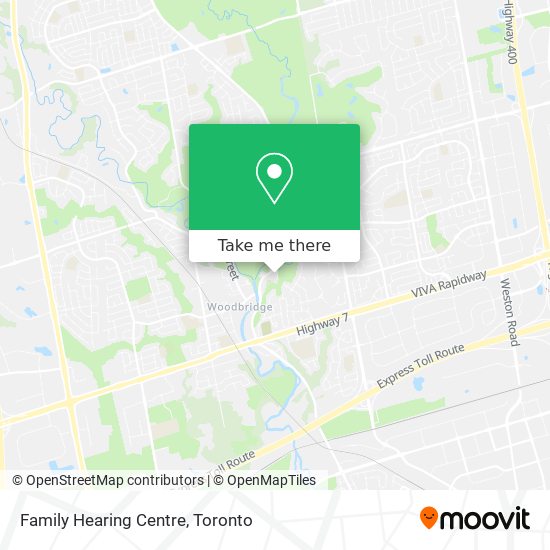 Family Hearing Centre map