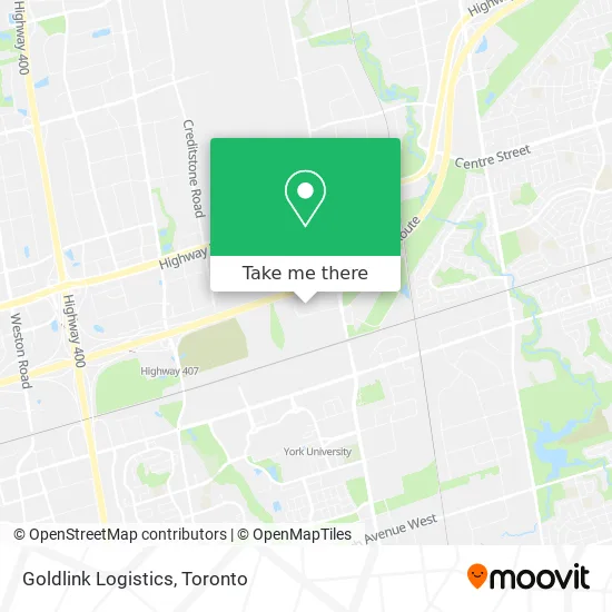 Goldlink Logistics map