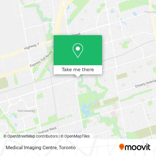 Medical Imaging Centre map