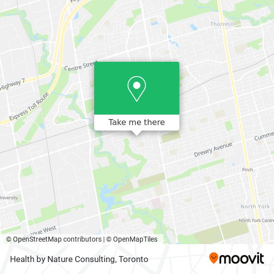 Health by Nature Consulting map