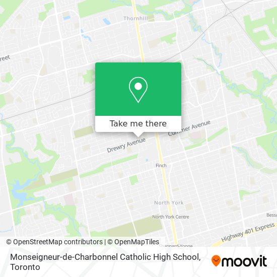 Monseigneur-de-Charbonnel Catholic High School map