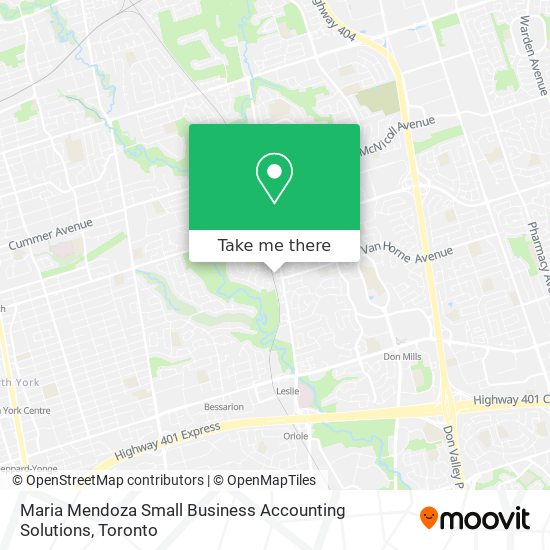 Maria Mendoza Small Business Accounting Solutions map