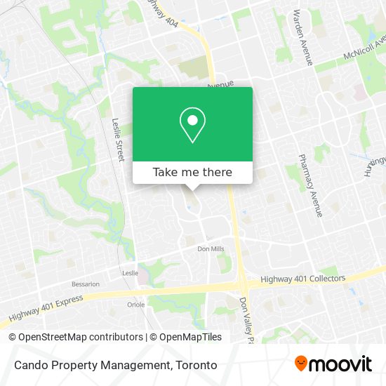 Cando Property Management map