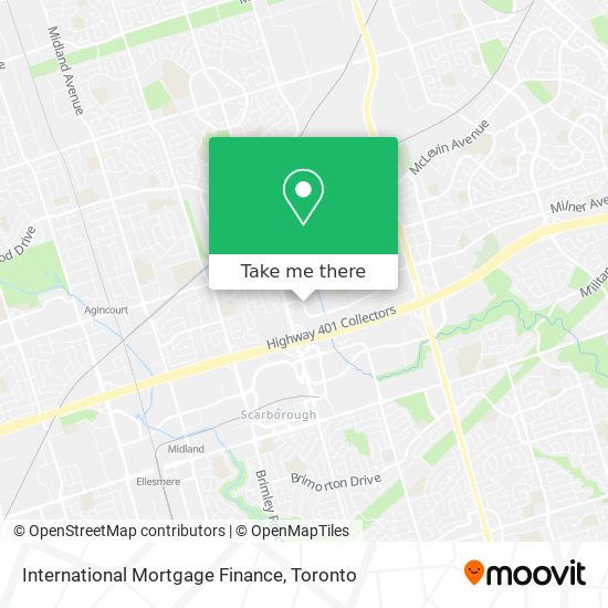 International Mortgage Finance map