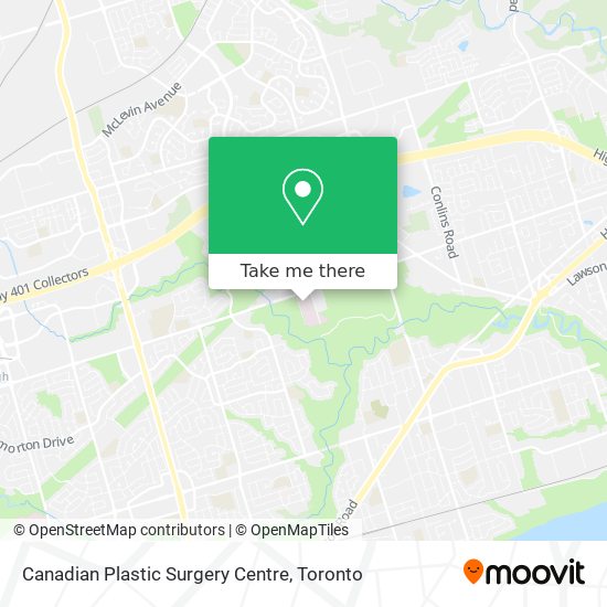 Canadian Plastic Surgery Centre map