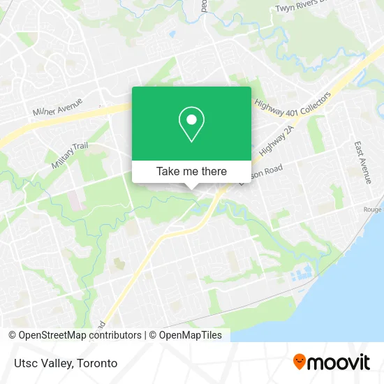 Utsc Valley map
