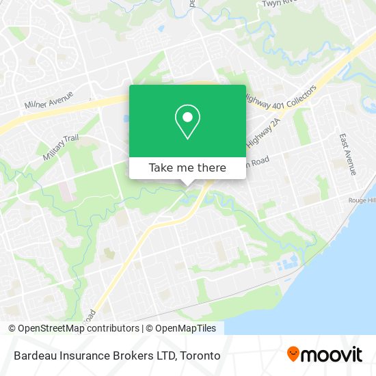 Bardeau Insurance Brokers LTD map