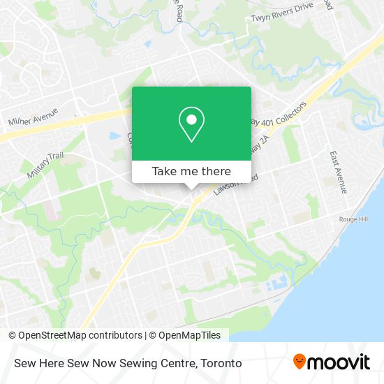 Sew Here Sew Now Sewing Centre map