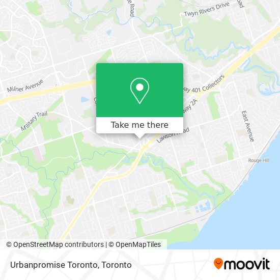 Urbanpromise Toronto map