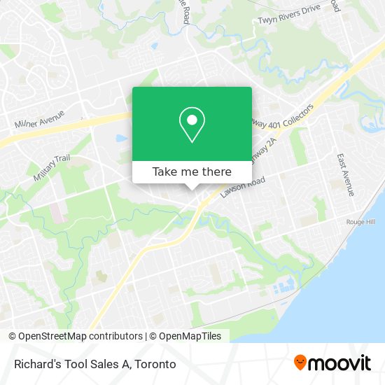 Richard's Tool Sales A map