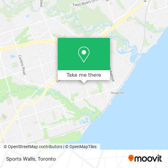 Sports Walls map