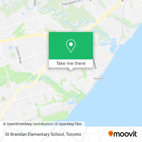 St Brendan Elementary School map