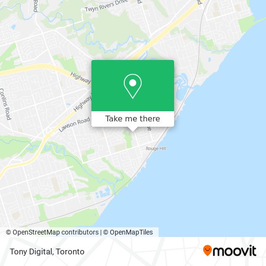 Tony Digital map