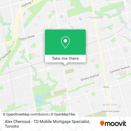 Alex Chernous - TD Mobile Mortgage Specialist map