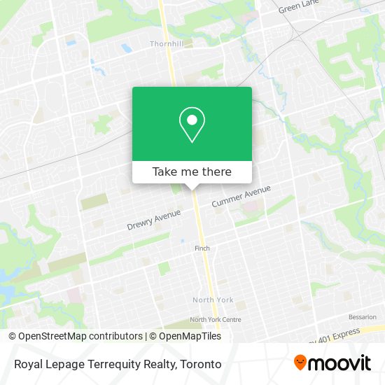 Royal Lepage Terrequity Realty map