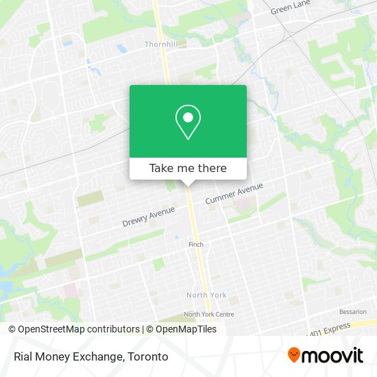 Rial Money Exchange map