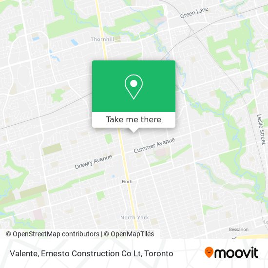 Valente, Ernesto Construction Co Lt map